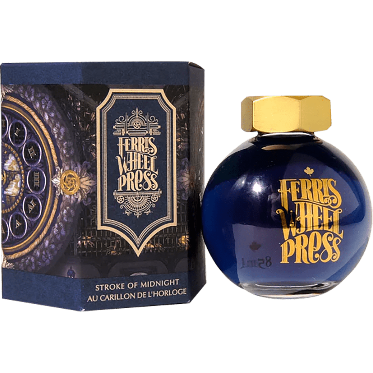 Ferris Wheel Press Ink Bottle - Stroke of Midnight - 38ml - Pen Boutique Ltd