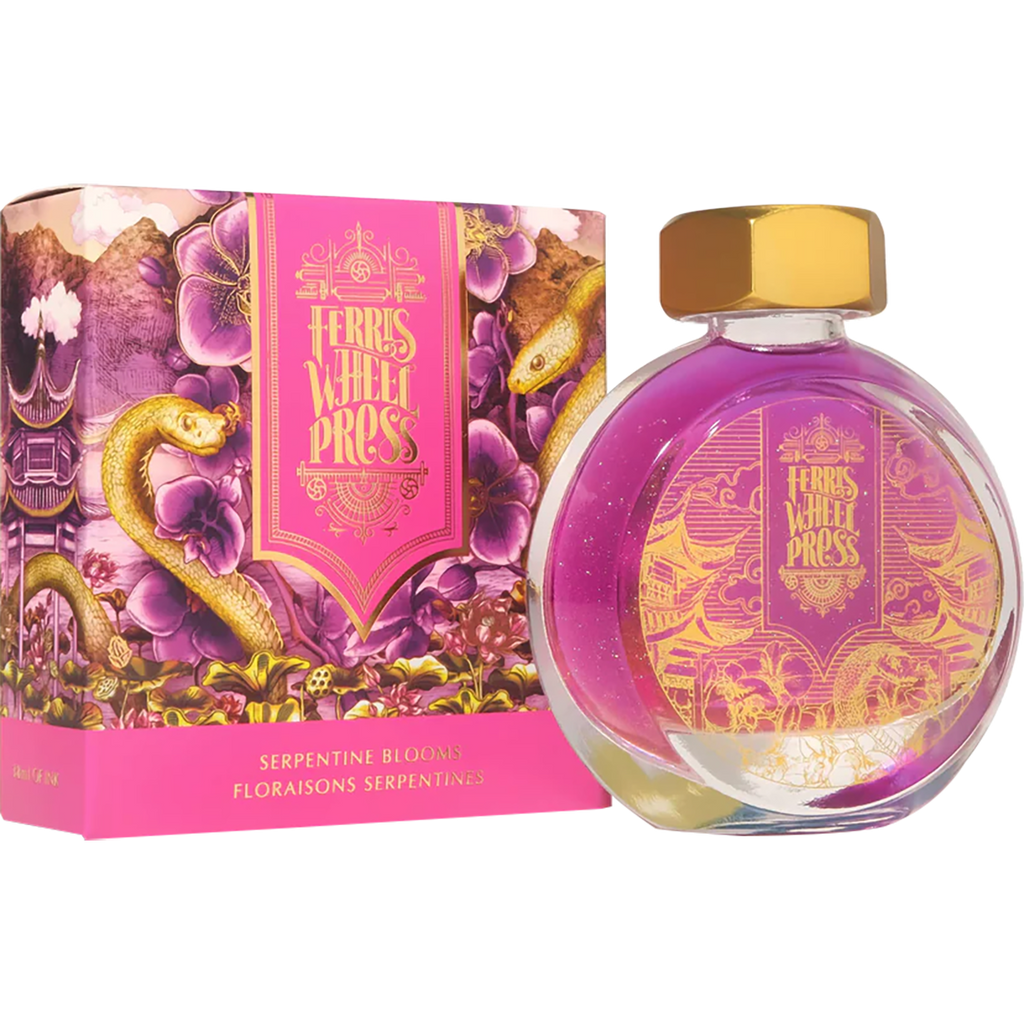 Ferris Wheel Press LNY x Fête Chinoise Ink Bottle - Serpentine Blooms - 38ml - Pen Boutique Ltd