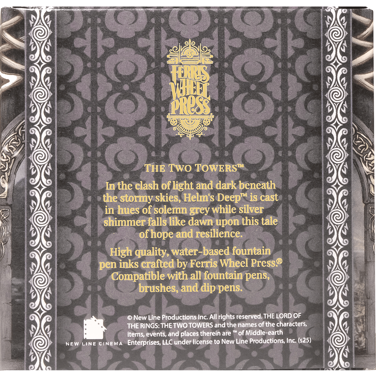 Ferris Wheel Press x Lord of the Rings Ink Bottle - Dawning Silver - 10ml - Pen Boutique Ltd