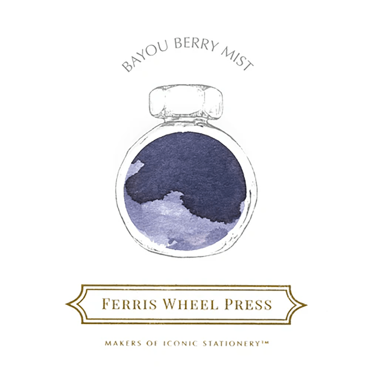 Ferris Wheel Press Ink Bottle - Bayou Berry Mist  - 38ml - Pen Boutique Ltd