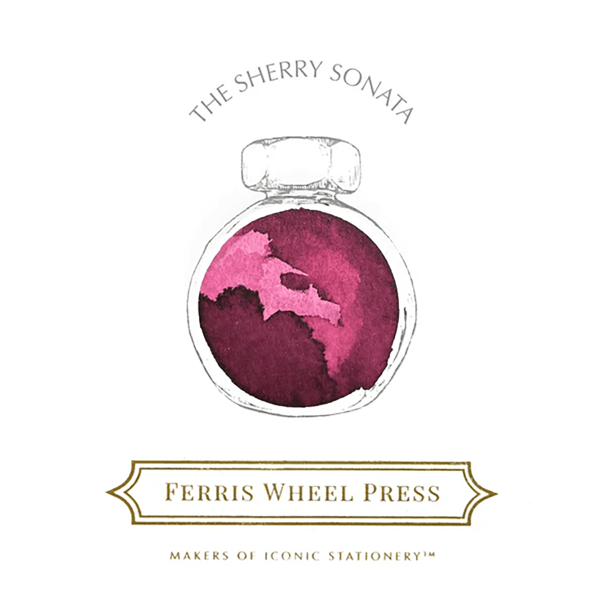 Ferris Wheel Press Ink Bottle - The Sherry Sonata  - 38ml - Pen Boutique Ltd