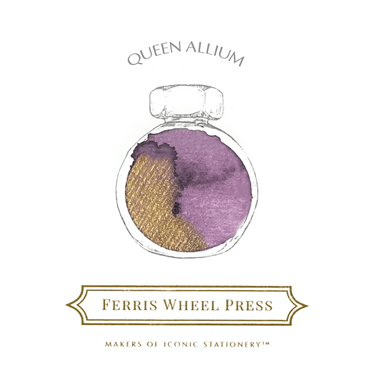 Ferris Wheel Press Ink Bottle - Queen Allium - 38ml - Pen Boutique Ltd