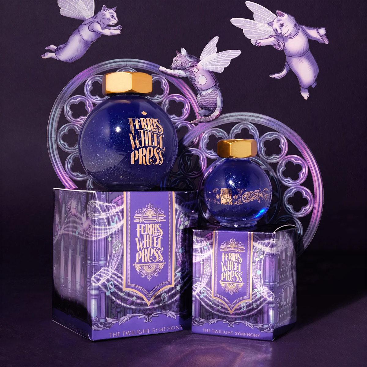 Ferris Wheel Press Ink Bottle - Twilight Symphony - 20ml (Limited Edition)-Pen Boutique Ltd