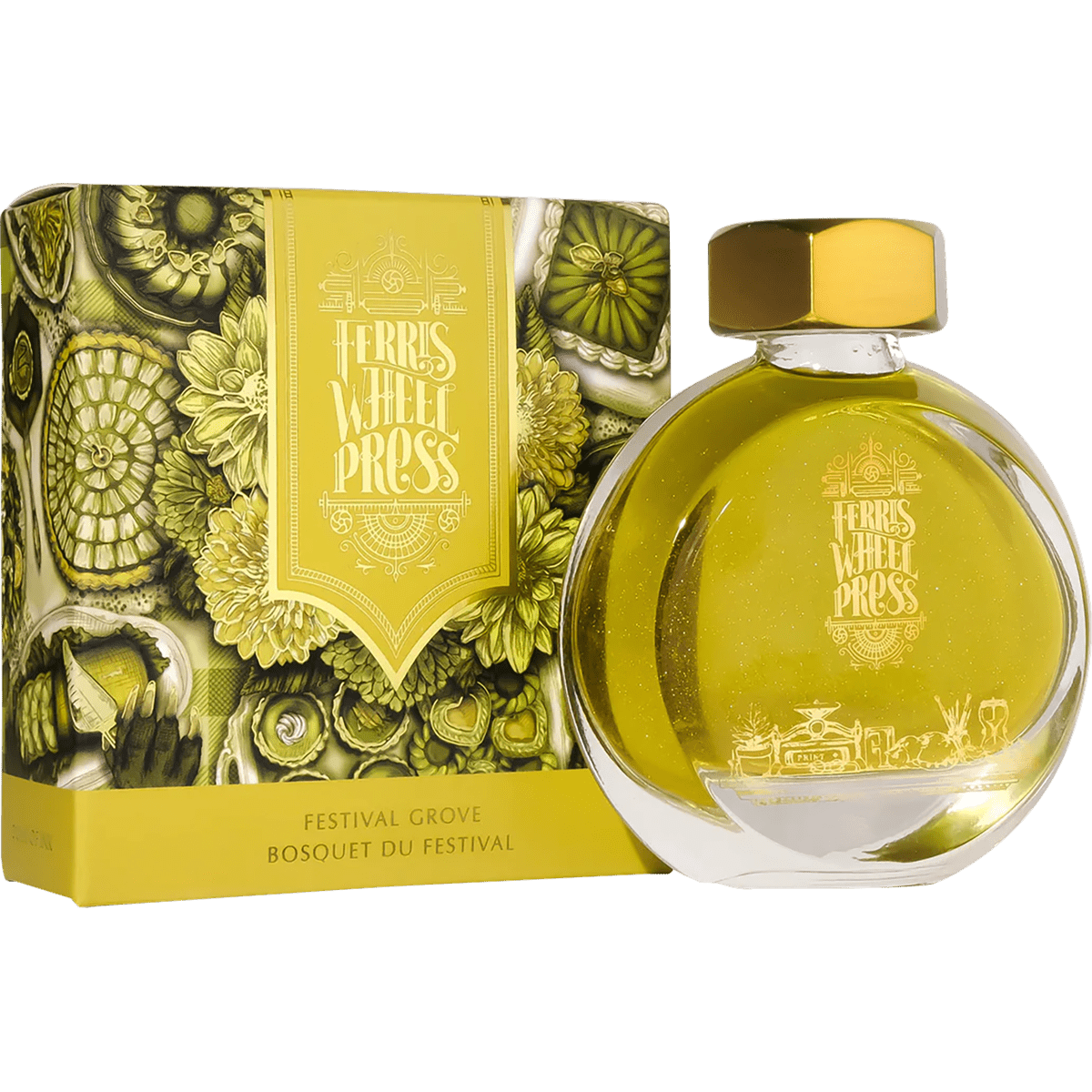 Ferris Wheel Press Ink Bottle - Festival Grove  - 38ml - Pen Boutique Ltd