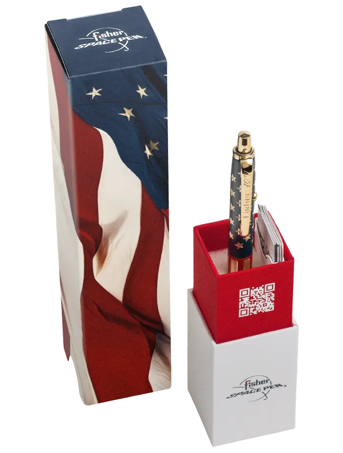Fisher Space America 250 Cerakote Astronaut Space Pen – Stars & Stripes Numbered Limited Edition-Pen Boutique Ltd