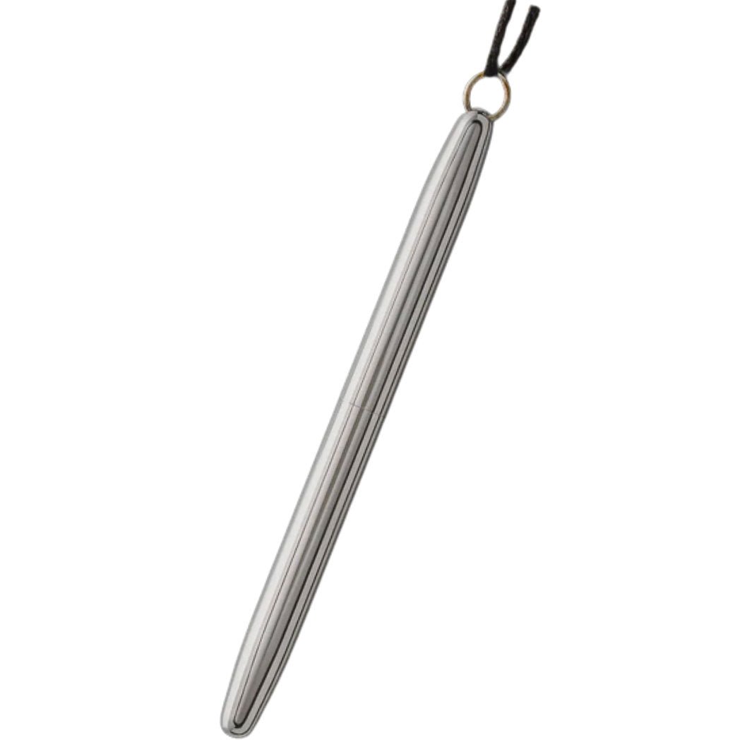 Fisher Space Bullet Ballpoint Pen - Chrome (w/ Ring for Neck) - Pen Boutique Ltd