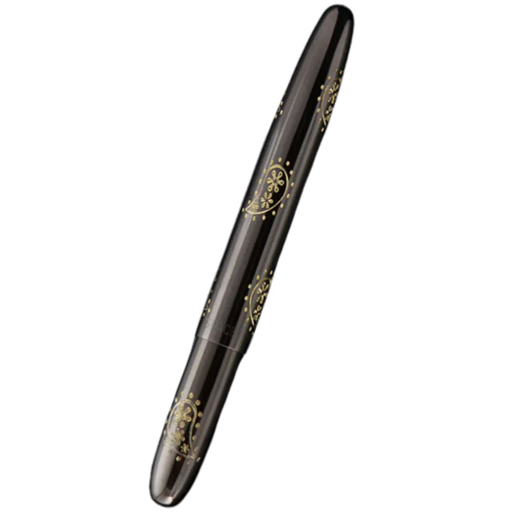 Fisher Space Bullet Titanium Nitride - Dark Matte Black (Paisley Design) - Pen Boutique Ltd