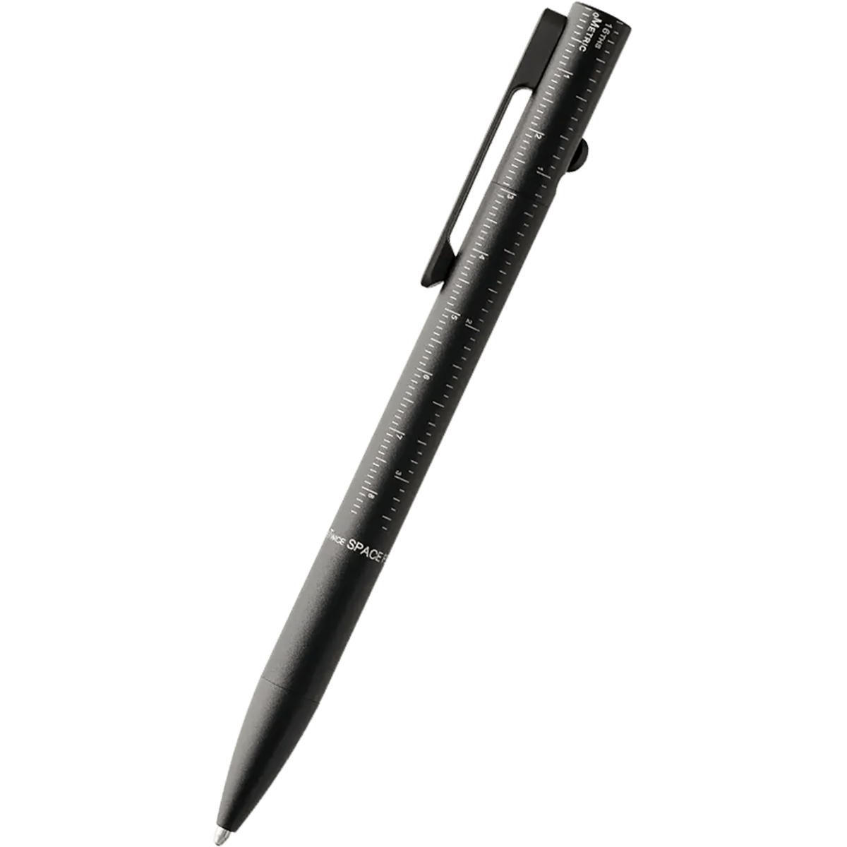 Fisher Space Pen Measure Twice™ Tactical Bolt Action Ballpoint Pen - Matte Black - Pen Boutique Ltd