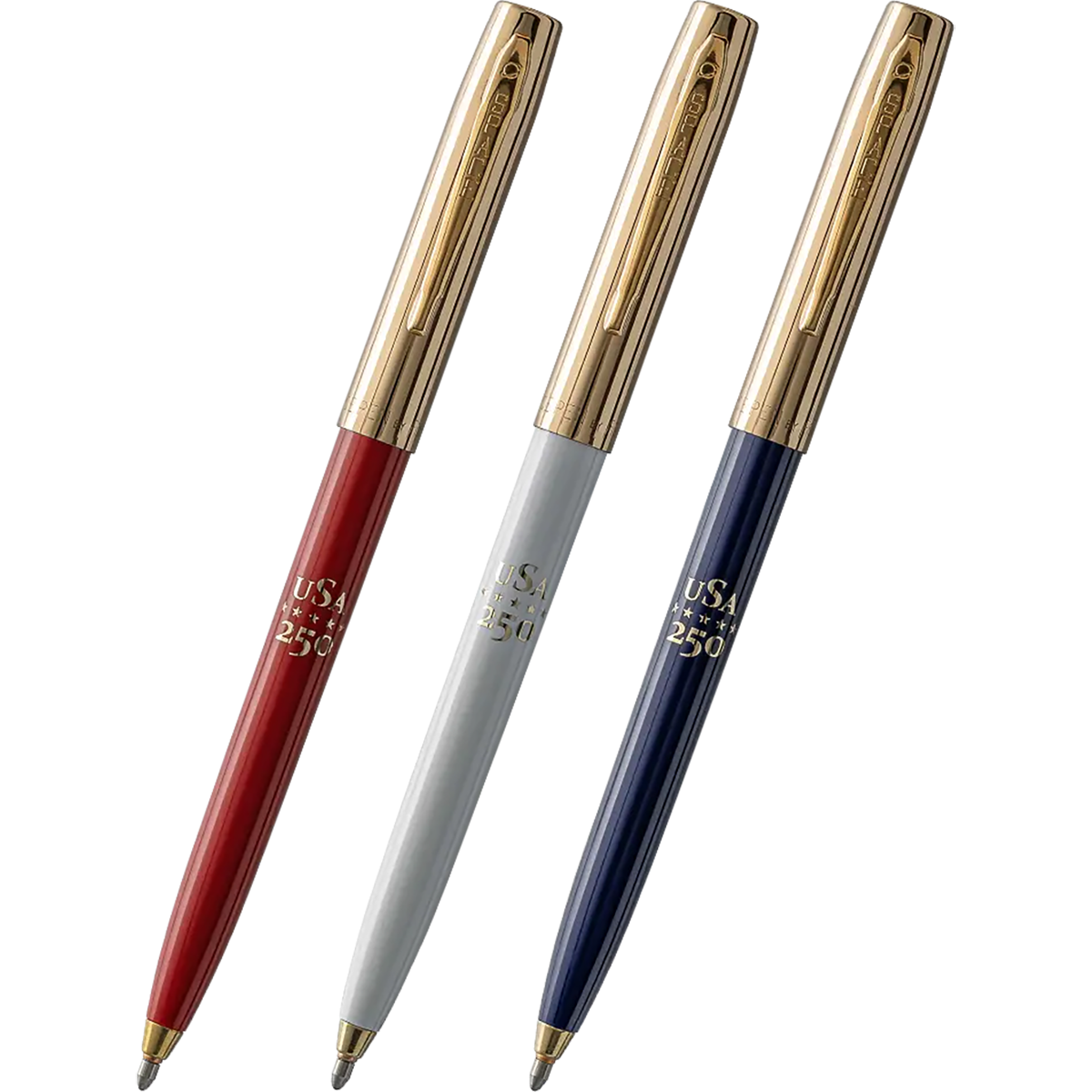 Fisher Space America 250 Red, White & Blue Cap-O-Matic Space Pen Set – Special Edition