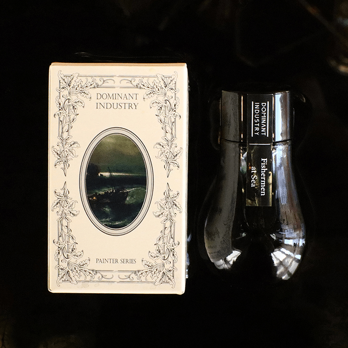 Dominant Industry Standard Ink Bottle - Fishermen at Sea - 25ml ( Painter Series ) - Pen Boutique Ltd