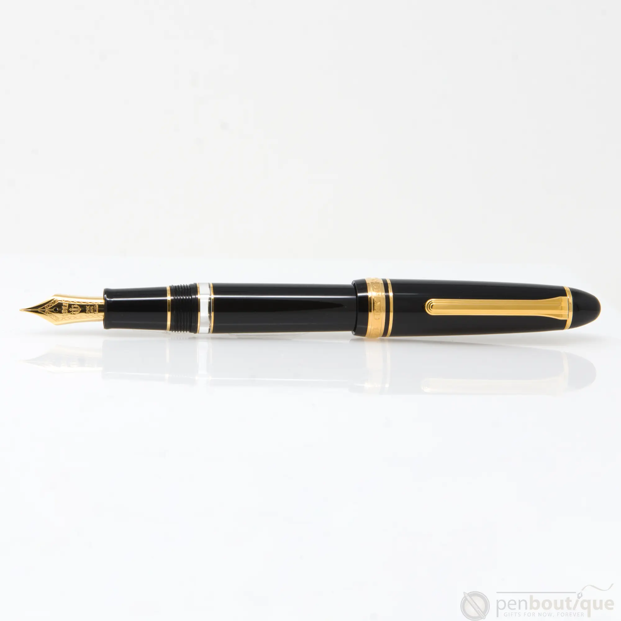 Sailor Fountain Pen - 1911L Realo - Black/Gold-Pen Boutique Ltd