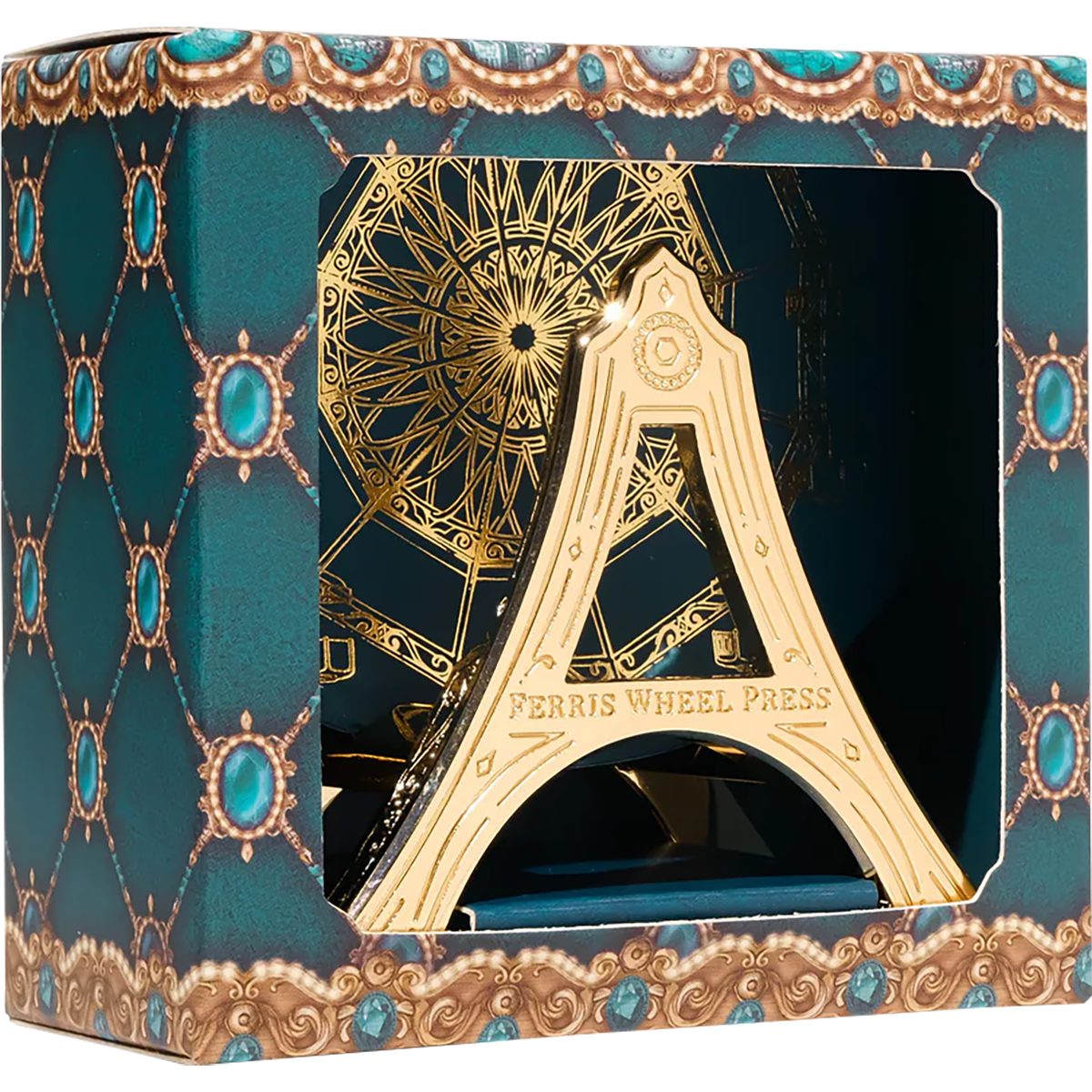 Ferris Wheel Press Ink Bottle - Carriage - 38ml (Gold Polished Edition)-Pen Boutique Ltd