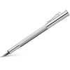 Graf Von Faber-Castell Guilloche Barley Rhodium Fountain Pen-Pen Boutique Ltd