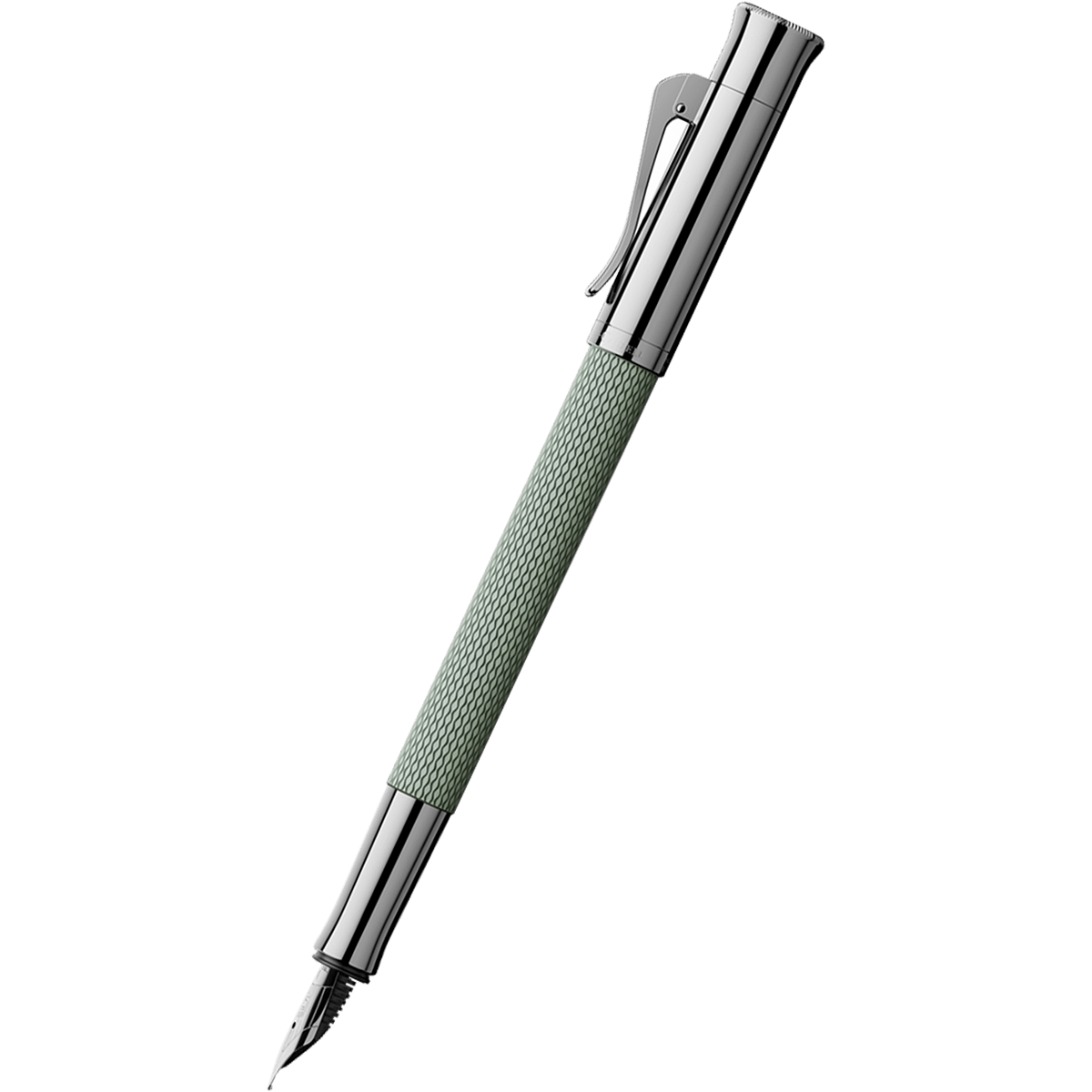 Graf Von Faber - Castell Guilloche Fountain Pen - Sage Green - Pen Boutique Ltd