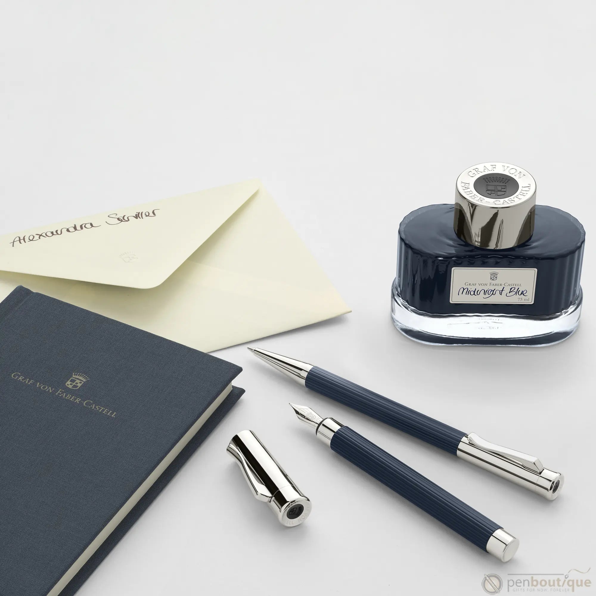 Graf Von Faber-Castell Tamitio Midnight Blue Fountain Pen-Pen Boutique Ltd