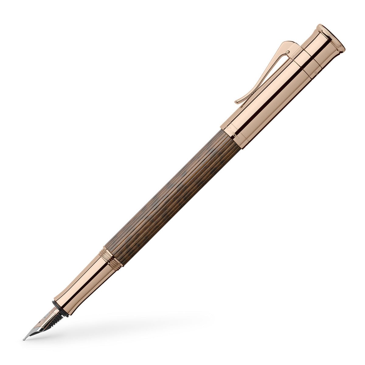 Graf Von Faber - Castell Classic Fountain Pen - Snakewood - Rose Gold Trim (Special Edition) - Pen Boutique Ltd