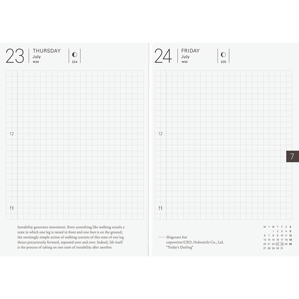 Hobonichi 2026 English Planner Book - A6 (January Start) - Pen Boutique Ltd