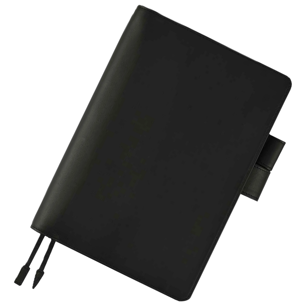 Hobonichi 2027 Cousin Japanese Book & Cover - Leather: TS Basic - Black - A5-Pen Boutique Ltd