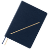 Hobonichi 2027 Light Hard Cover English Book - Slash (Navy) & HON Stamped - A6 (January Start)-Pen Boutique Ltd