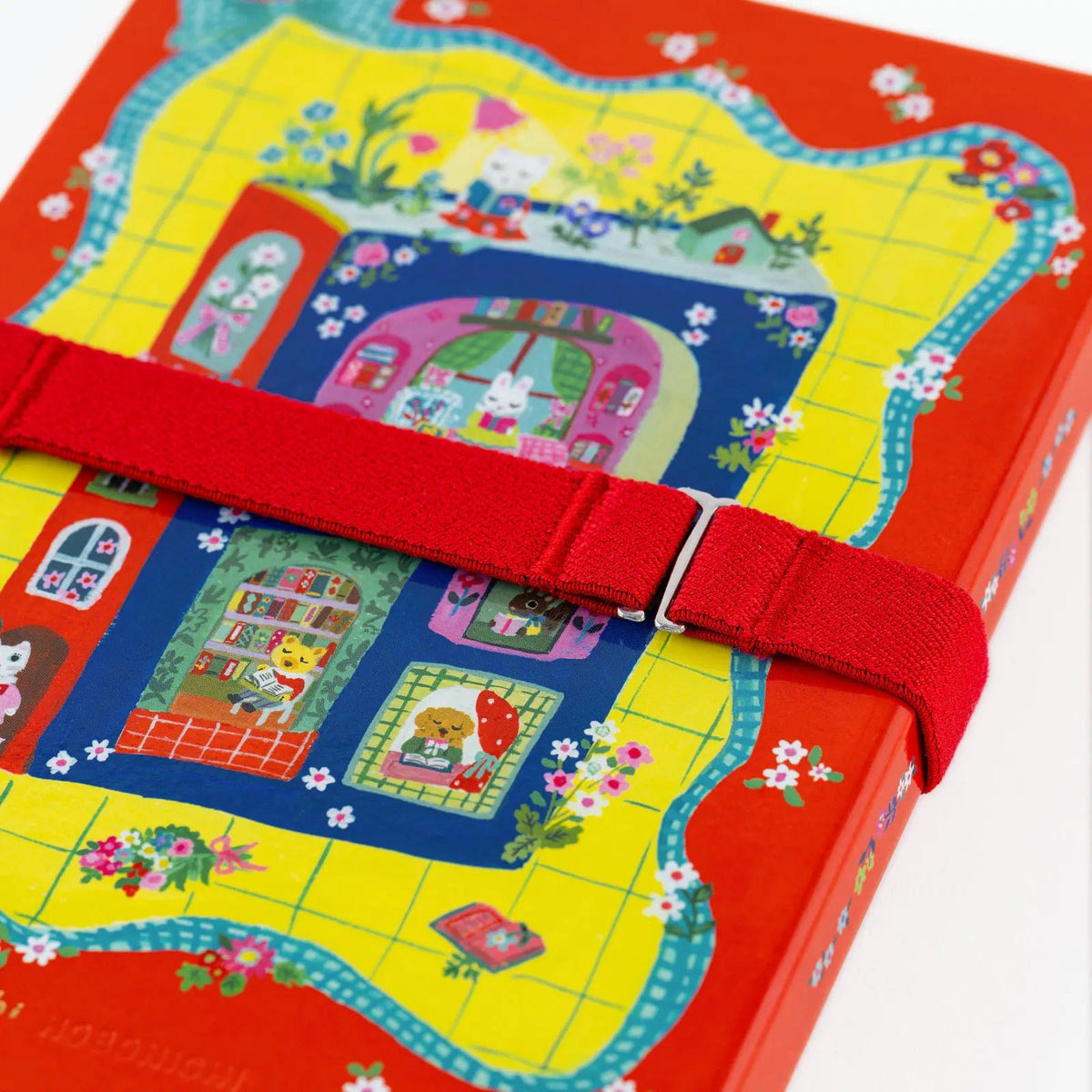 Hobonichi Book Band with Charm - Yumi Kitagishi: White Cat - Pen Boutique Ltd
