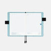 Hobonichi Cousin 2027 English Book & Cover - Black x Clear Blue - A5-Pen Boutique Ltd