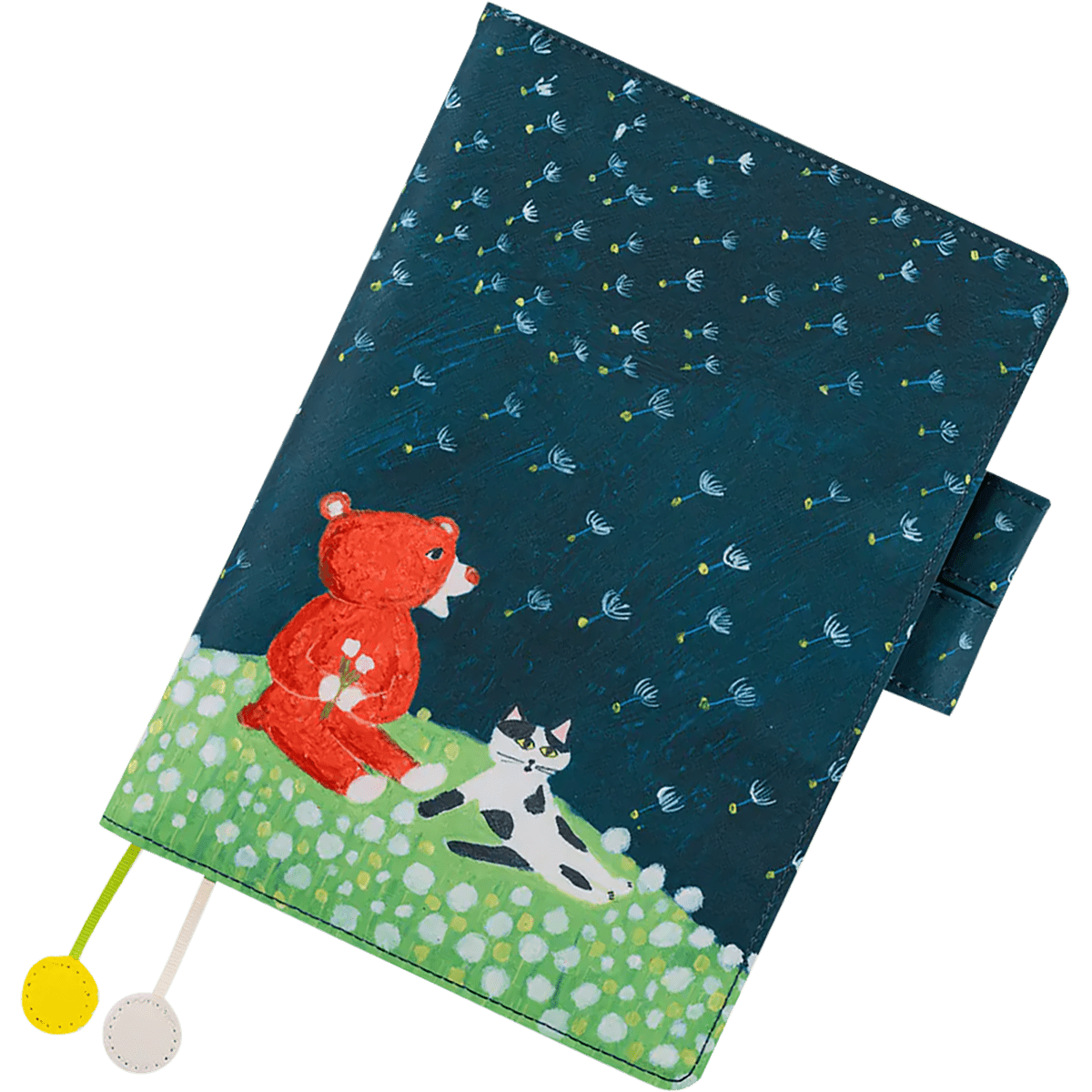 Hobonichi Cousin Japanese Book & Cover - Keiko Shibata: Gentle breeze in a dandelion field - A5 (April Start) - Pen Boutique Ltd