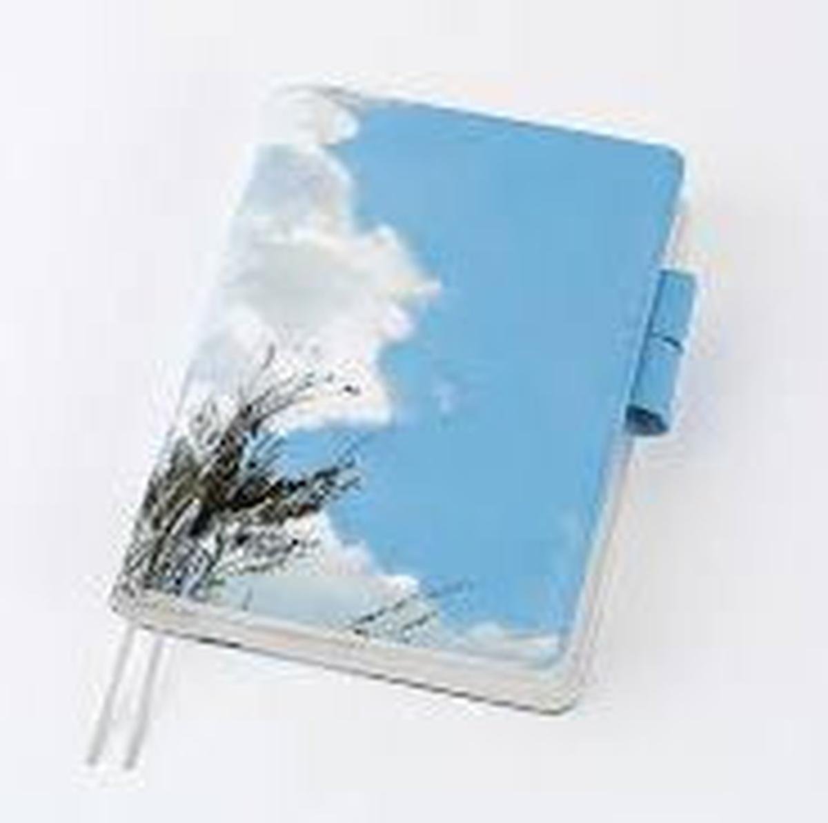 Hobonichi Cousin Japanese Book & Cover - Kyohei Sakaguchi: Field Sky - A5 (April Start) - Pen Boutique Ltd
