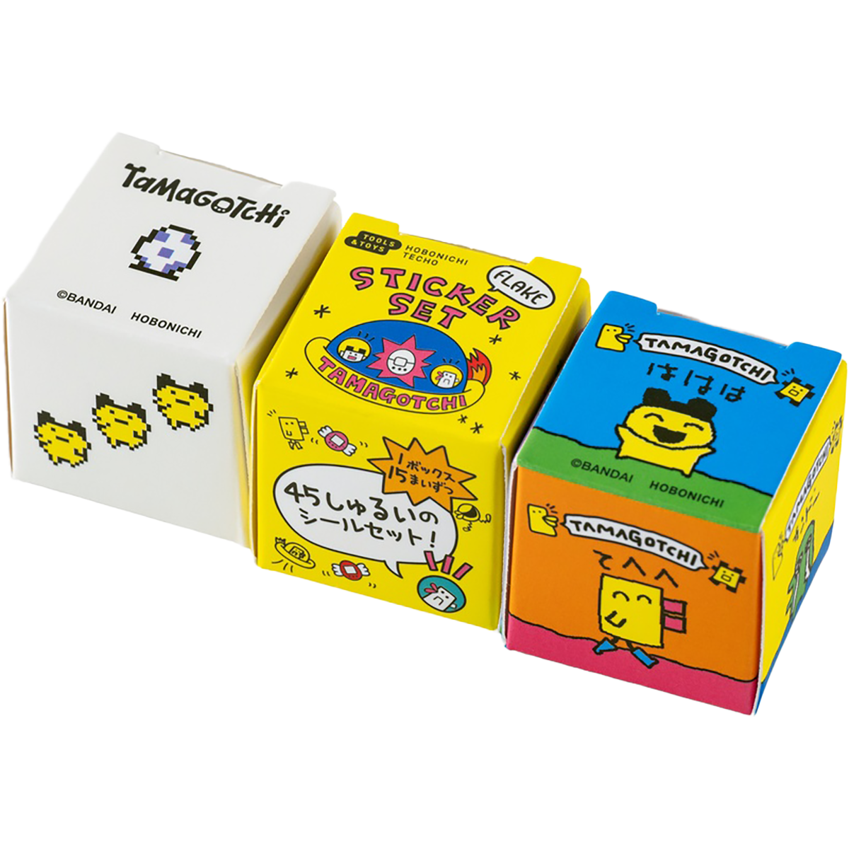 Hobonichi Flake Stickers - Tamagotchi (Set of 3 Boxes) - Pen Boutique Ltd
