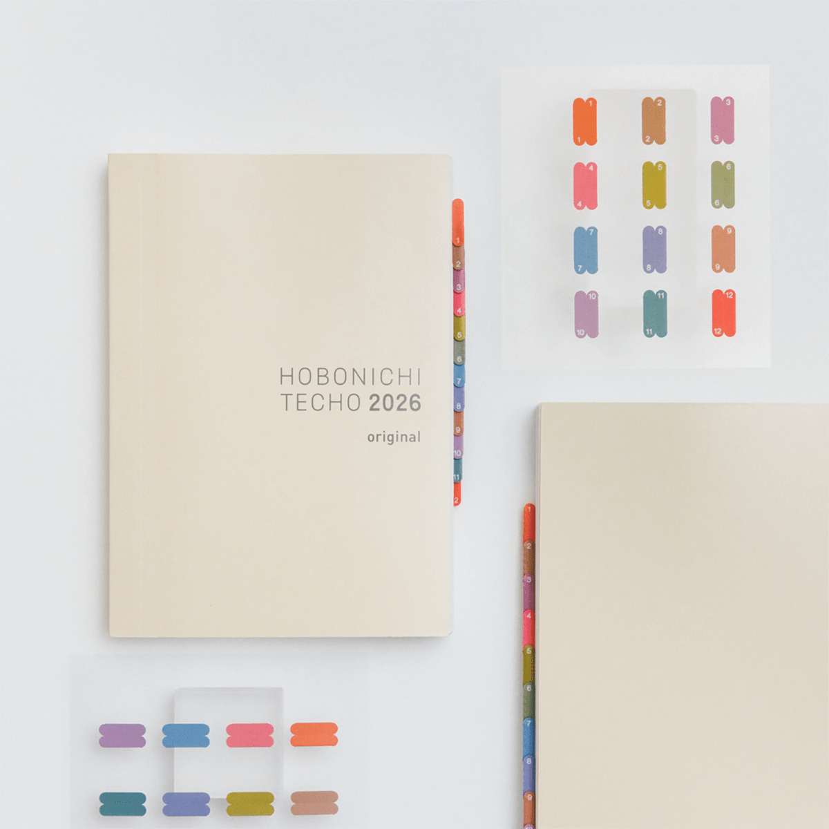 Hobonichi Index Stickers - TSUKI no IRO - Pen Boutique Ltd