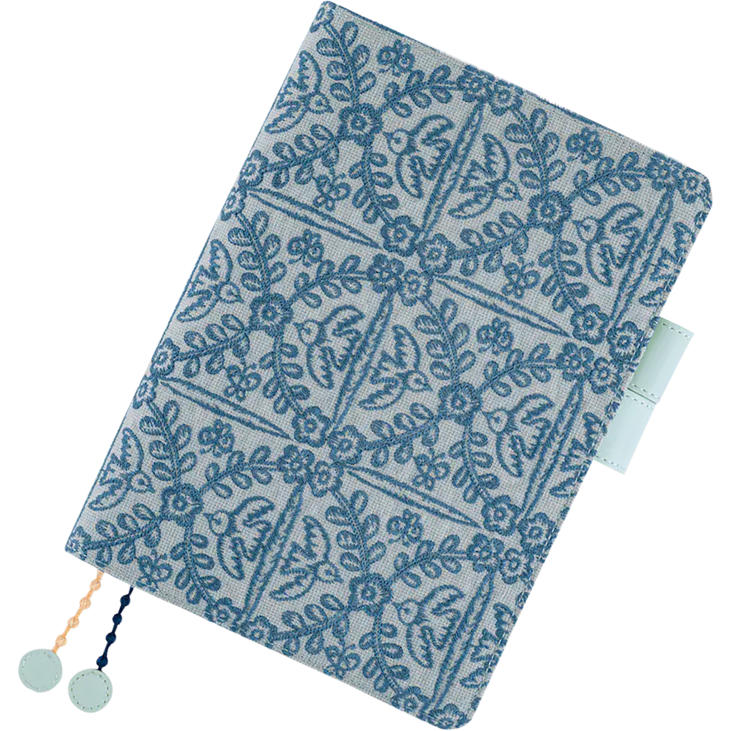 Hobonichi Japanese 2027 Cover - Minä Perhonen: Felice (Blue) - A5-Pen Boutique Ltd