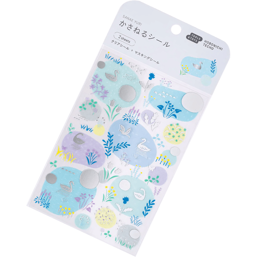 Hobonichi Layering Stickers - Yuri Sanae (Forest Lake) - Pen Boutique Ltd