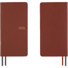 Hobonichi Light Hard Cover Japanese Book - Leather: Wine Brown - Tall & Slim (Weeks - April Start) - Pen Boutique Ltd