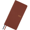 Hobonichi Light Hard Cover Japanese Book - Leather: Wine Brown - Tall & Slim (Weeks - April Start) - Pen Boutique Ltd