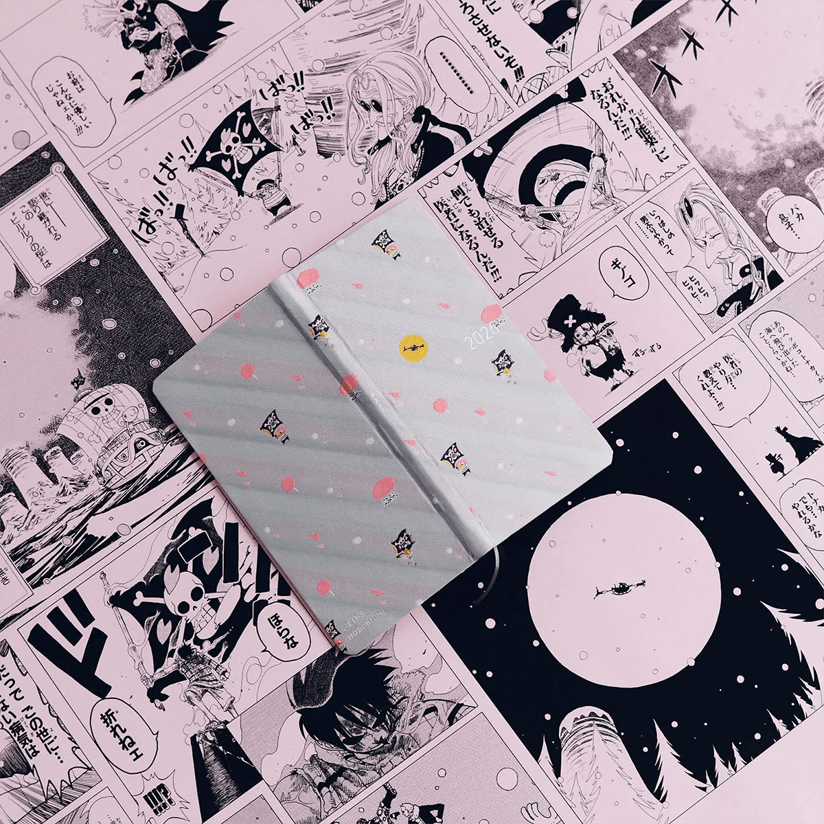Hobonichi Light Hard Cover Japanese Book - ONE PIECE Magazine: Hiriluk’s Cherry Blossoms - Tall & Slim (Weeks - April Start) - Pen Boutique Ltd