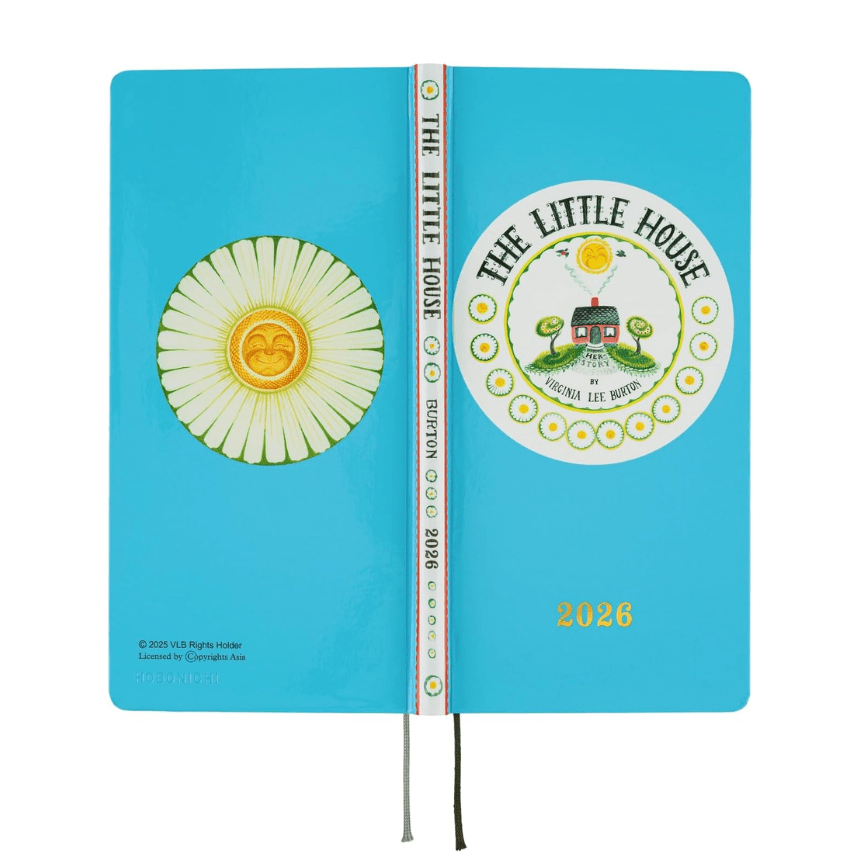 Hobonichi Light Hard Cover Japanese Book - Virginia Lee Burton: The Little House - Tall & Slim (Weeks - April Start) - Pen Boutique Ltd