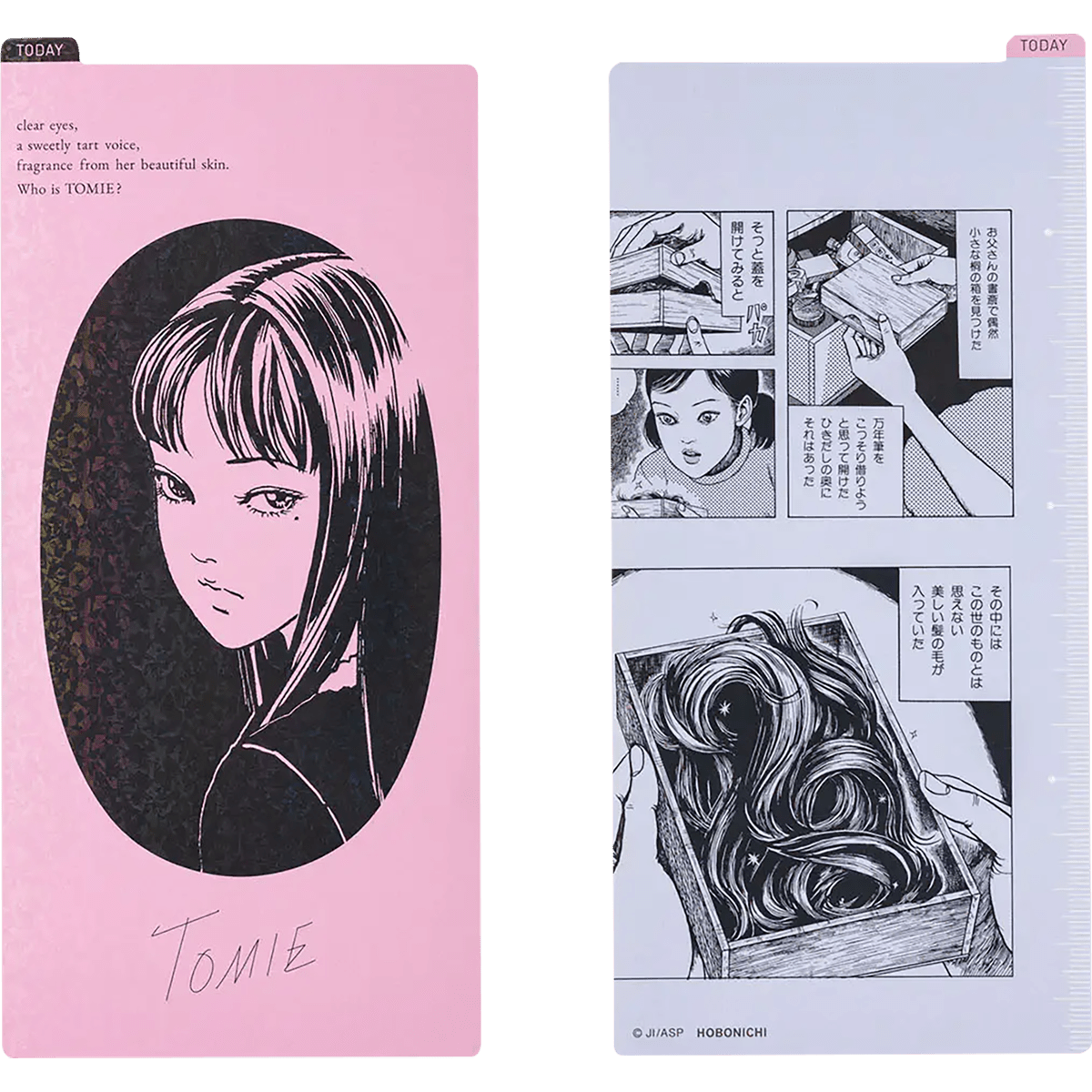 Hobonichi Pencil Board - Junji Ito (Tomie) - Weeks - Pen Boutique Ltd