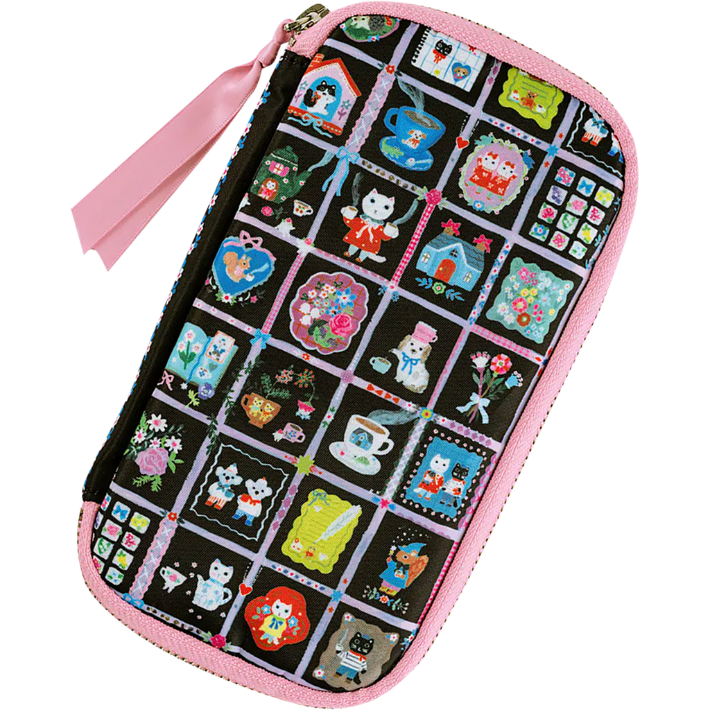 Hobonichi Small Drawer Pouch - Yumi Kitagishi: My Coffee - Pen Boutique Ltd