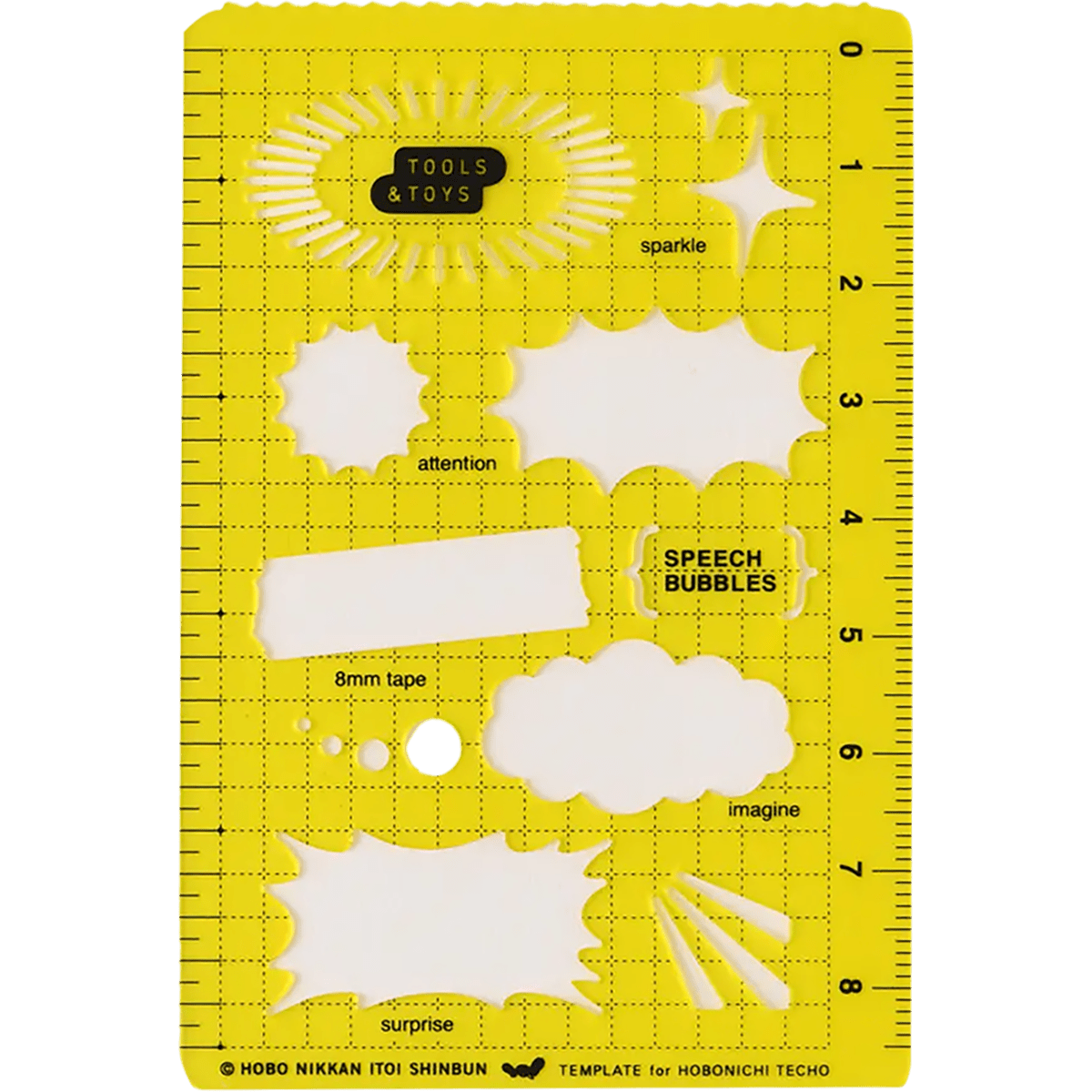 Hobonichi Stencil - Speech Bubbles - Pen Boutique Ltd