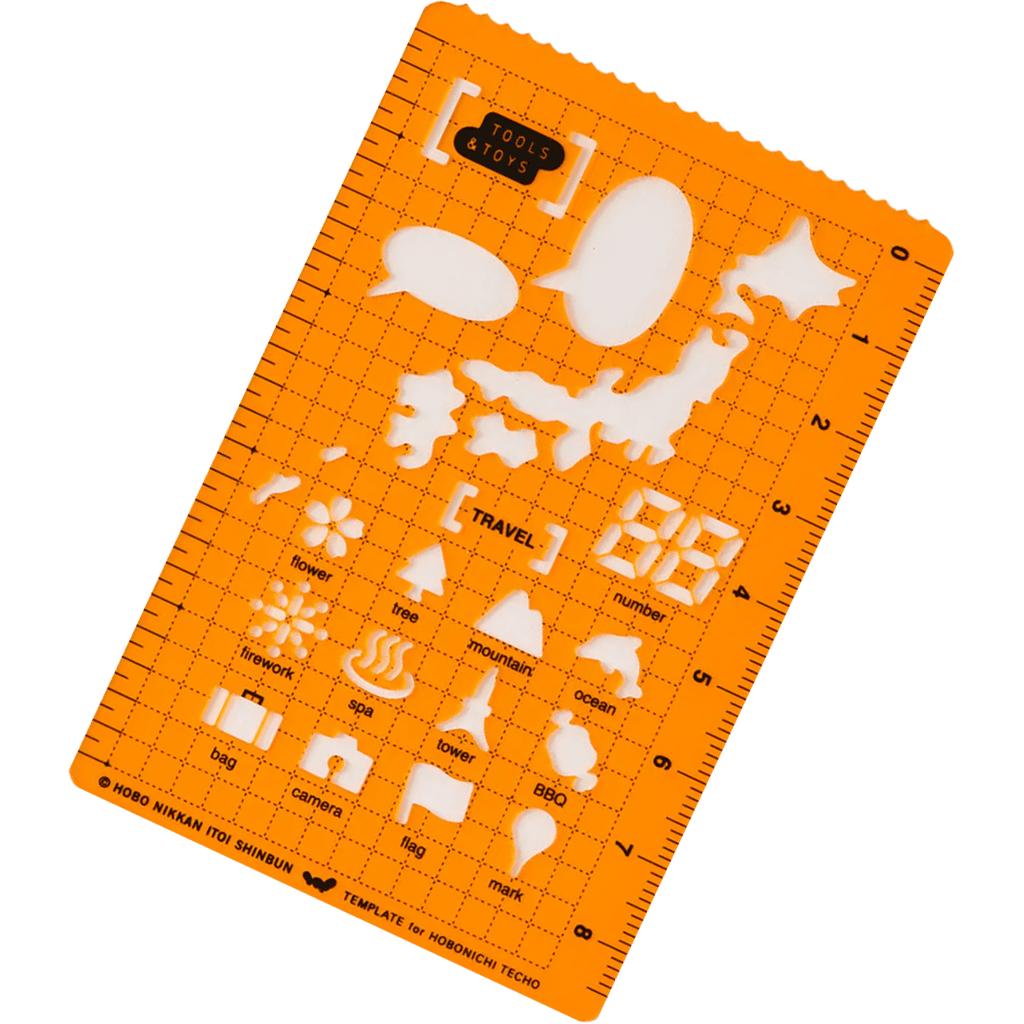 Hobonichi Stencil - Travel - Pen Boutique Ltd