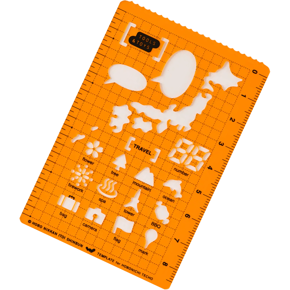 Hobonichi Stencil - Travel - Pen Boutique Ltd