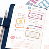 Hobonichi Sticker Set - TSUKI no IRO (Schedule) - Pen Boutique Ltd