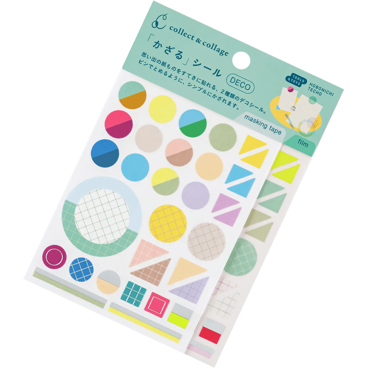 Hobonichi Stickers - Collect & Collage: Collage (Deco) - Pen Boutique Ltd