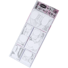 Hobonichi Sticky Notes - ONE PIECE Magazine: Sparkling Silver “Old Guys” - Pen Boutique Ltd