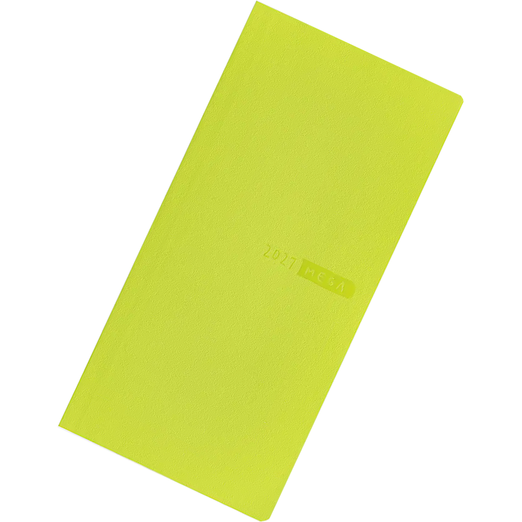 Hobonichi 2027 Light Hardcover English Book - Sneaker: Lime Green - Tall & Slim (Weeks - January Start)-Pen Boutique Ltd