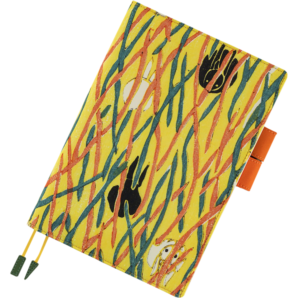 Hobonichi Cousin Japanese Book & Cover - Unsodo Bijutsukai - Wild Rabbits - A5 (April Start) - Pen Boutique Ltd