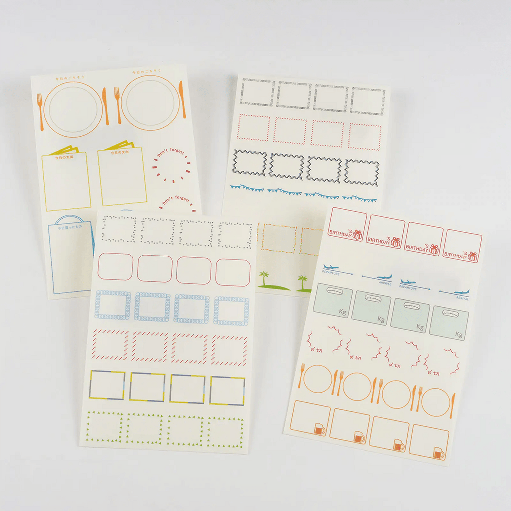 Hobonichi Frame Stickers - Pen Boutique Ltd