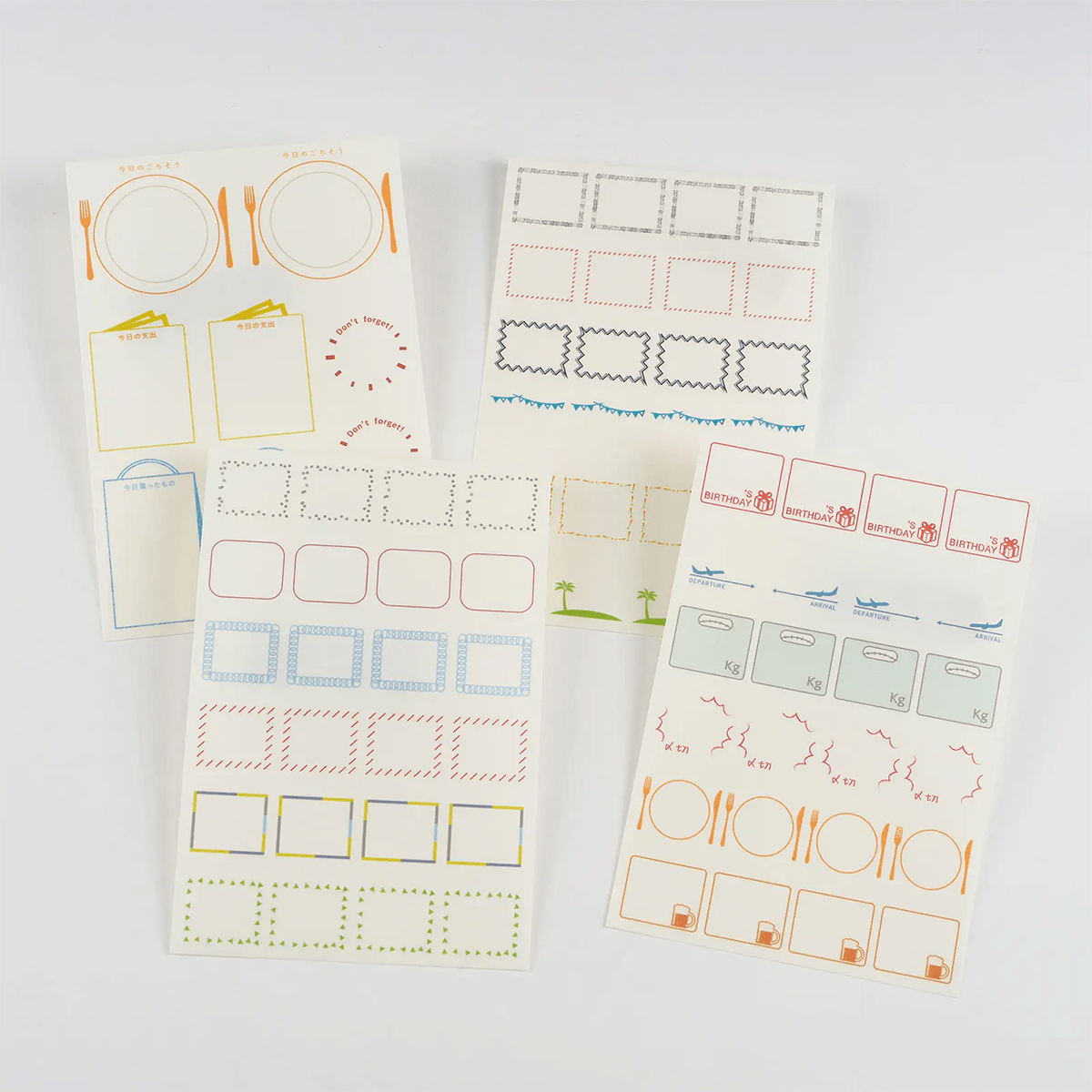 Hobonichi Frame Stickers - Pen Boutique Ltd