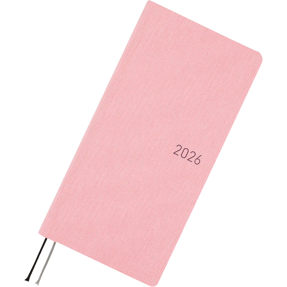 Hobonichi Light Hard Cover Japanese Book - Colors: Strawberry Milk - Tall & Slim (Weeks - April Start) - Pen Boutique Ltd