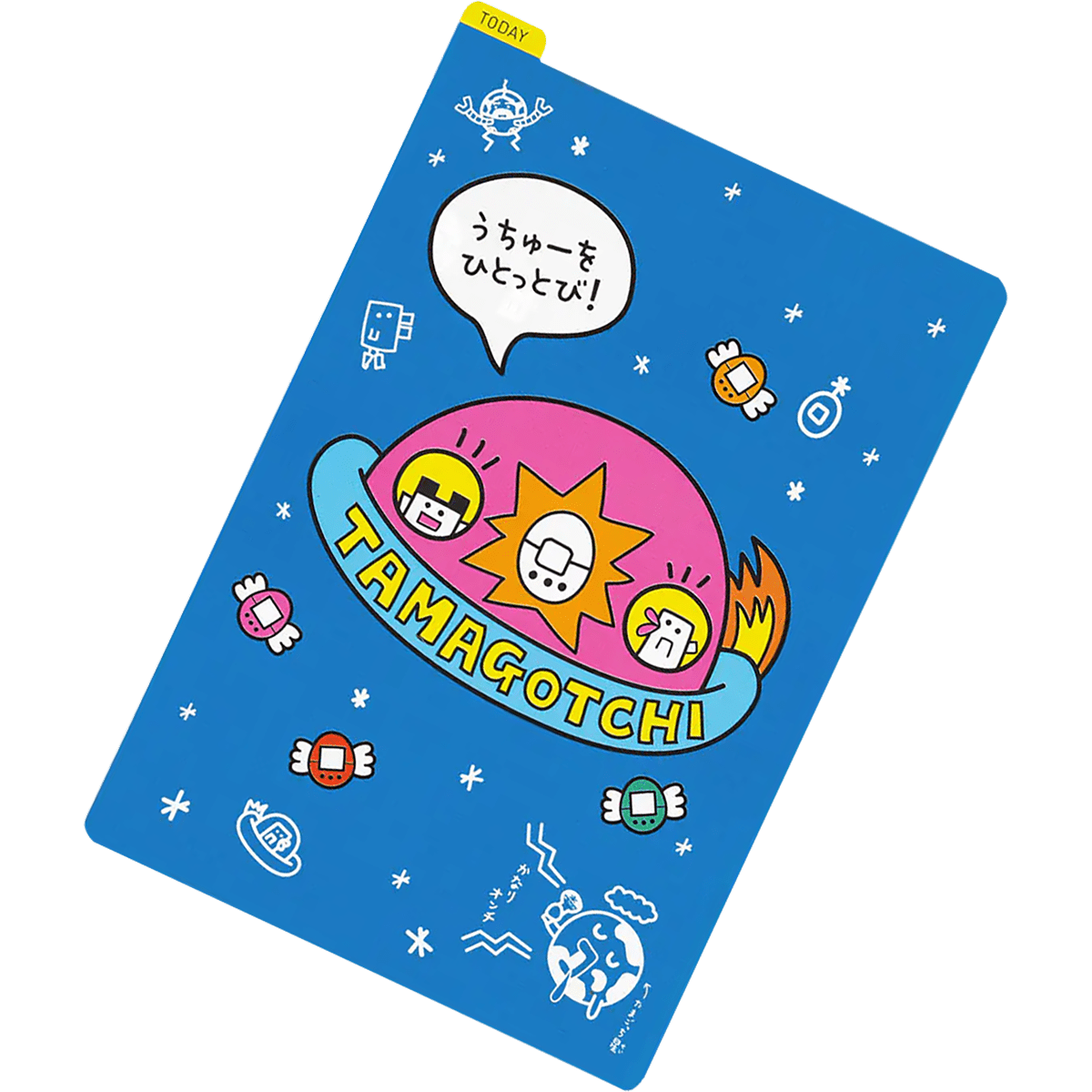 Hobonichi Pencil Board - Tamagotchi - A6 (Blast Off to Outer Space!) - Pen Boutique Ltd