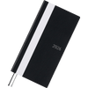 Hobonichi Soft Cover Japanese Book - White Line: Black - Tall & Slim (Weeks - April Start) - Pen Boutique Ltd